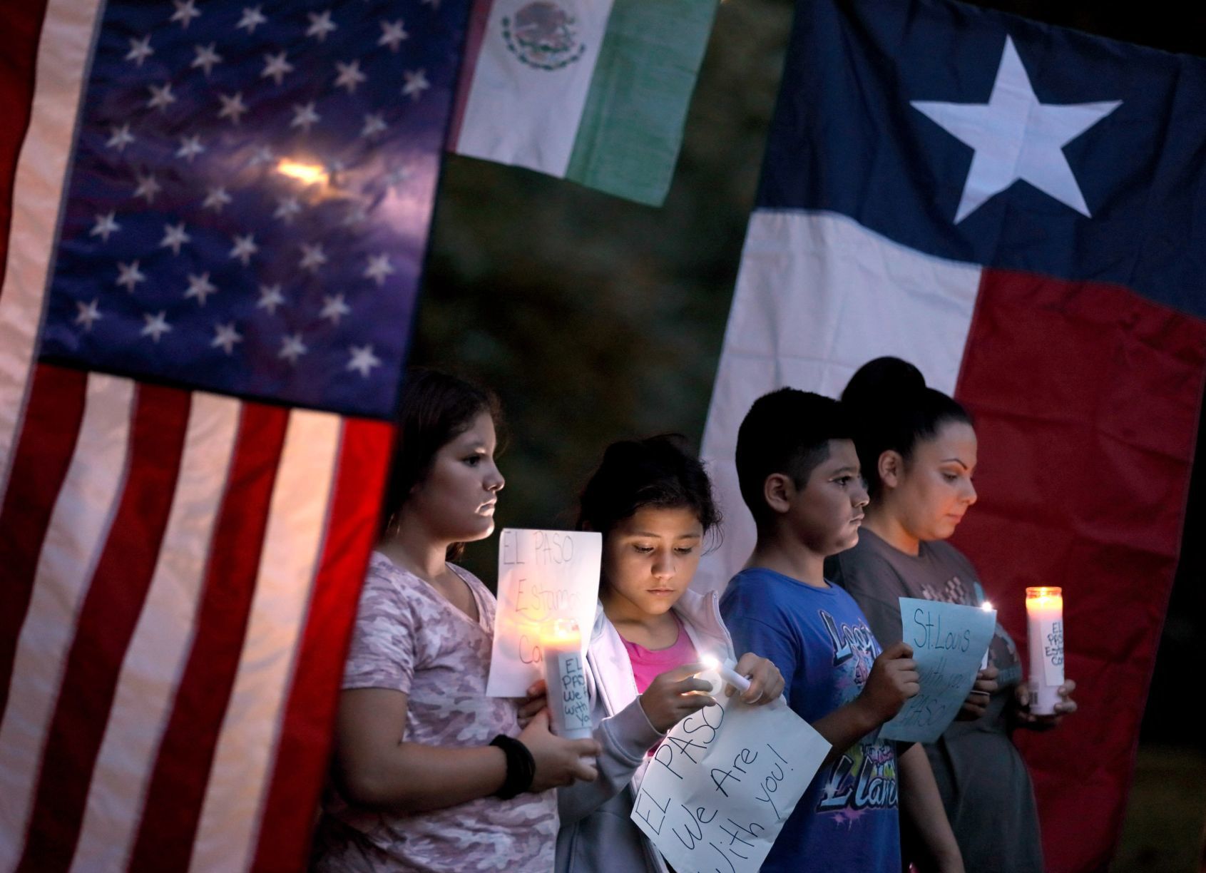 St. Louis vigil for El Paso shooting victims